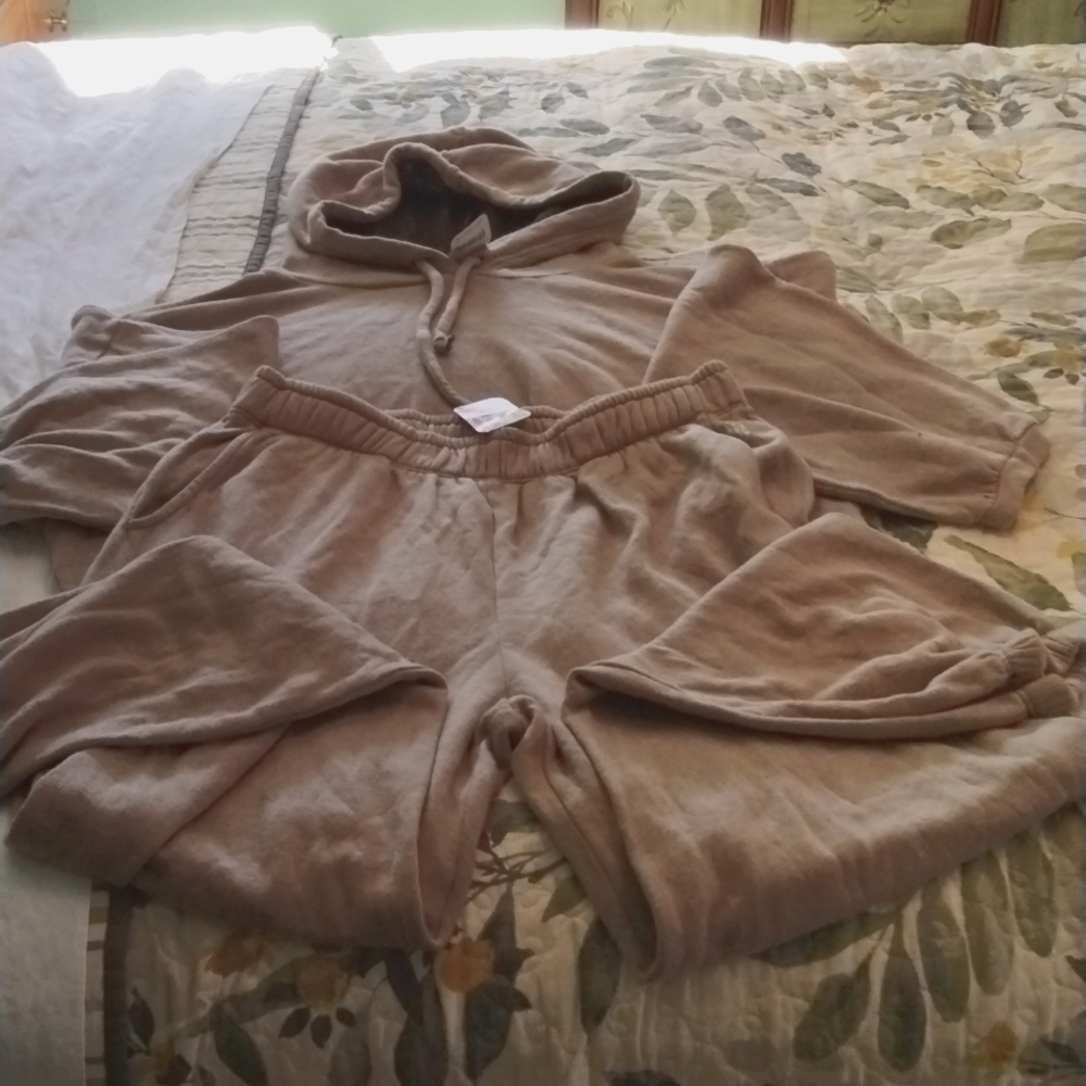 FP Movement by Free People Tan Jogger Set